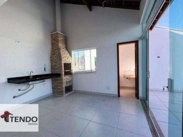 Sobrado no Campestre, Santo André com 3 quartos, 1 suíte 157m², 3 vagas, com churrasqueira