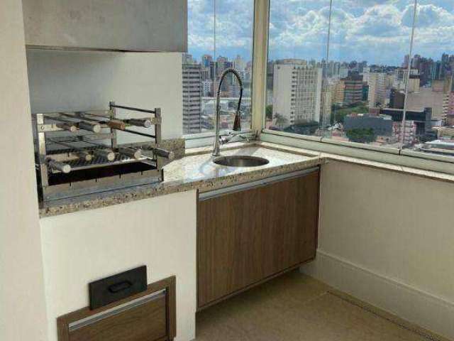 Cobertura no Centro de Santo André, 3 quartos suítes, à venda, 227m², Terraço Gourmet e 4 vagas