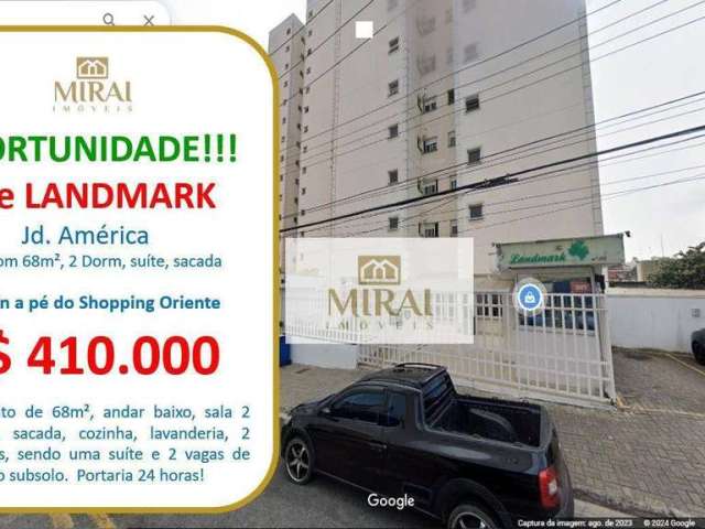 Apartamento com 2 dormitórios à venda, 68 m² por R$ 410.000,00 - Jardim América - São José dos Campos/SP