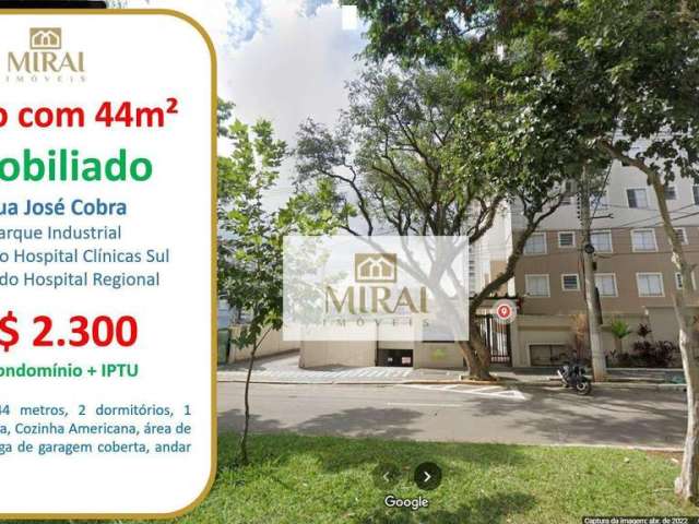 Apartamento com 2 dormitórios para alugar, 44 m² por R$ 2.733,00/mês - Parque Industrial - São José dos Campos/SP