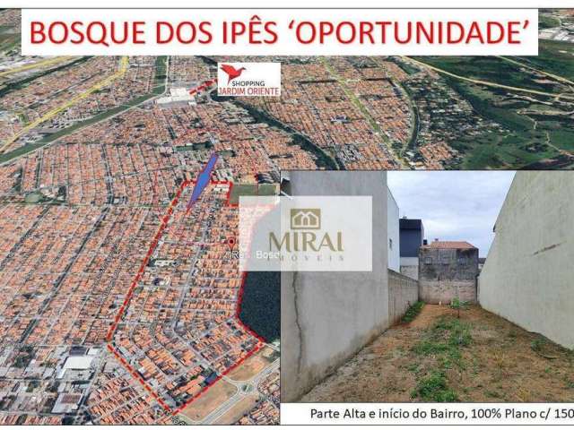 Terreno à venda, 150 m² por R$ 240.000,00 - Residencial Bosque dos Ipês - São José dos Campos/SP