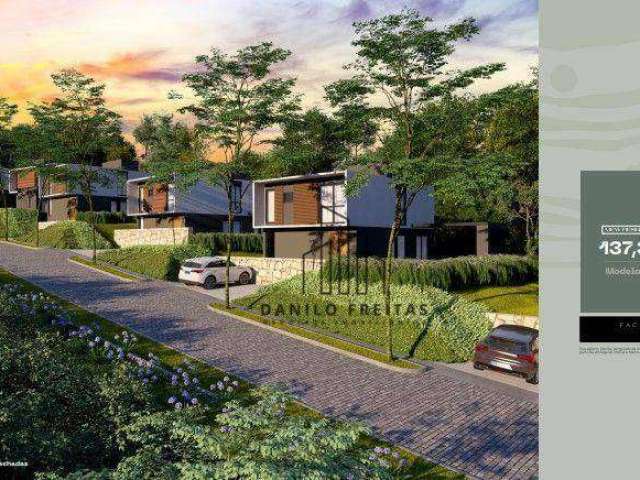 Casa com 3 dormitórios à venda, 137 m² por R$ 1.099.120 - Condomínio La Reserva II - Atibaia/SP