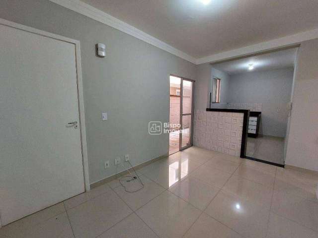 Apartamento com 2 dormitórios para alugar, 50 m² por R$ 1.652,57/mês - Loteamento Industrial Machadinho - Americana/SP