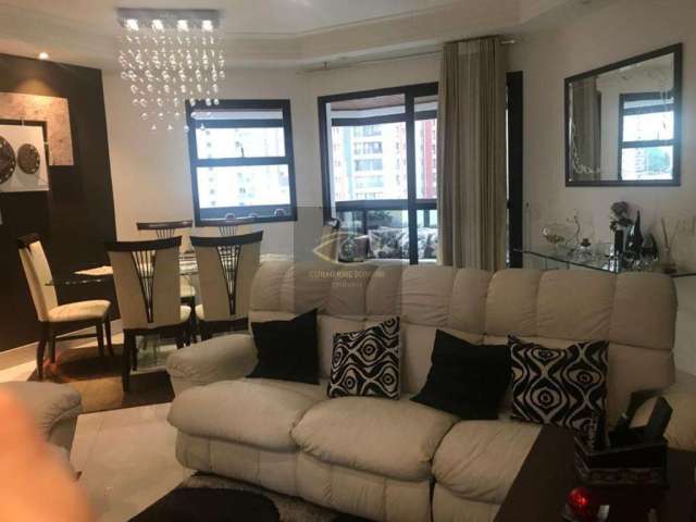 Apartamento de luxo com 4 quartos e 3 suítes na Vila Regente Feijó, São Paulo-SP: 125m², 2 salas, 5 banheiros e 2 vagas.