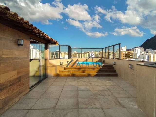 Cobertura triplex com 4 quartos, piscina e vista maravilhosa à venda, 291 m² por R$ 1.990.000 - Centro - Juiz de Fora/MG