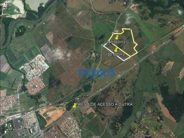 Área à venda, 243000 m² por R$ 29.160.000,00 - Jardim Campo Grande - Caçapava/SP