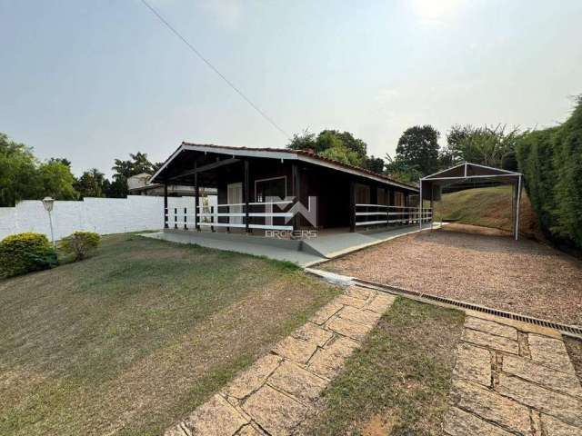 Casa de madeira para locação no Condomínio Vista Alegre - Sede em Vinhedo - SP