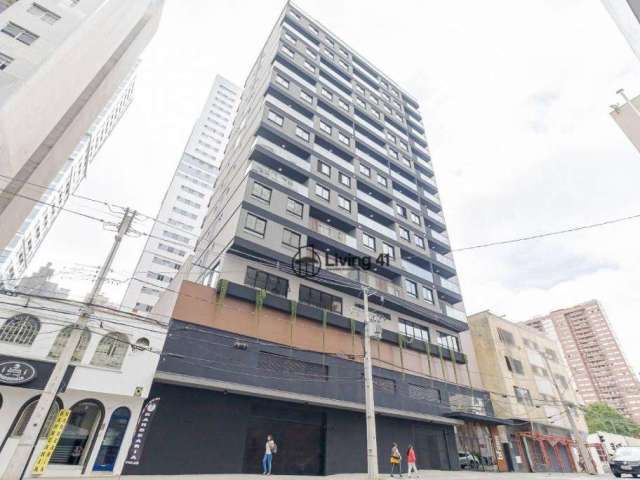 Apartamento com 1 dormitório para alugar, 27 m² por R$ 3.050,00/mês - Batel - Curitiba/PR