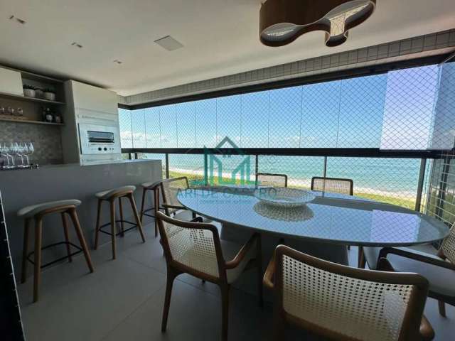 Apartamento  com 145m² e ampla varanda gourmet com Vista mar em Guaxuma - Maceió Alagoas