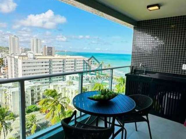 Studio Mobiliado com 30m², Vista mar da praia de Cruz das Almas - Maceió Alagoas