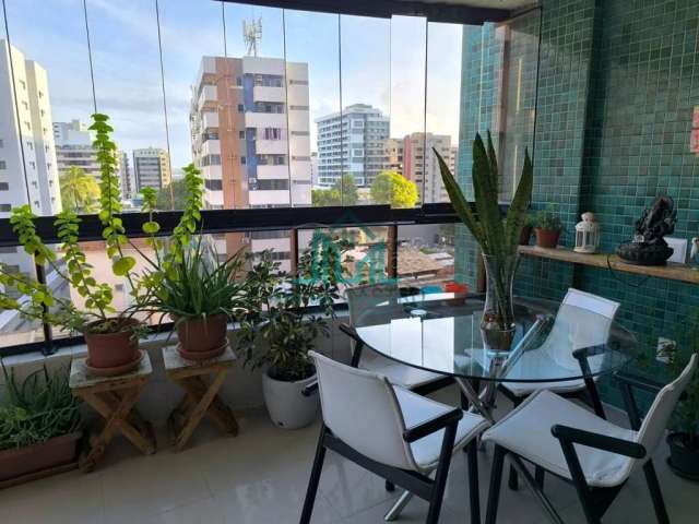 Apartamento Nascente com 155,49m² com 4 Quartos na Segunda Quadra da Praia da Ponta Verde Ponta Verde - Maceió Alagoas