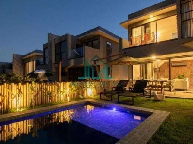 Casa Duplex Mobiliada com 126m² com 3 Suítes em Condomínio a Beira-mar da Praia do Marceneiro - Alagoas