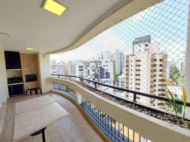 Apartamento com varanda gourmet para alugar, moema, avenida irái, ed. saint antonie moema, 4 dormótios, 2 suítes, 1 sala, 5 banheiros, 2 vagas