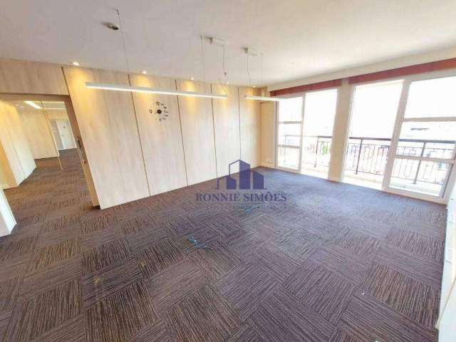 SALA COMERCIAL COM VARANDA PARA PARA ALUGAR EM MOEMA, 87 M², ED. MUNDEO, AV. MOACI, 395, 2 SALAS, 2 BANHEIROS, 2 VAGAS, Próximo do Shopping Ibirapuera