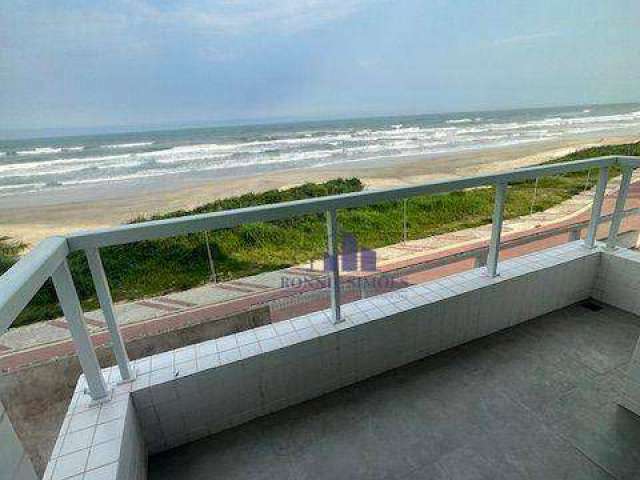 Apartamento à venda, itanhaém,  varanda, beira mar, praia do suarão,  edifício manuella, 2 dormitórios, 1 suíte, 1 vaga