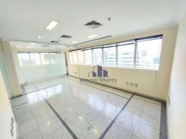 Sala comercial para alugar em moema, edifício montreal, avenida rouxinol. com  8 salas, 4 banheiros, 4 vagas, próximo do metrô e shopping ibirapuera