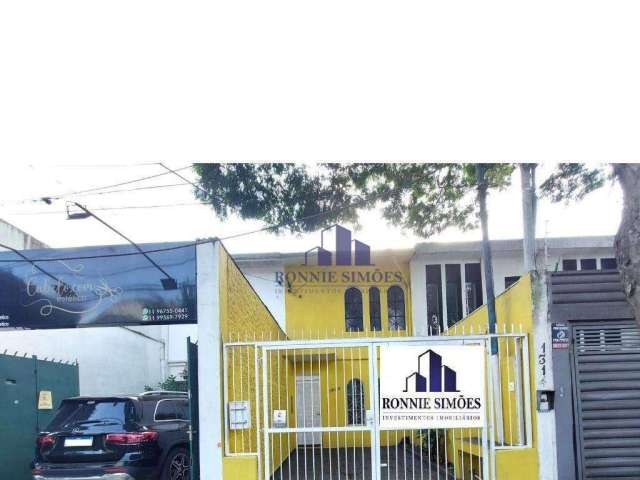 Sobrado comercial para alugar, moema, 89 m², com edicula, 1 vaga de garagem