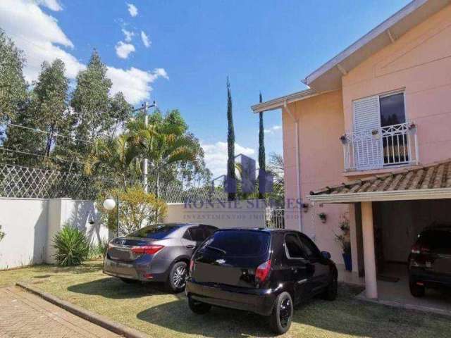 Sobrado residencial à venda em jundiaí, condomínio fechado chácara das palmeiras imperiais, 404 m², 4 dormitórios, 1 suíte, 3 salas, 4 vagas