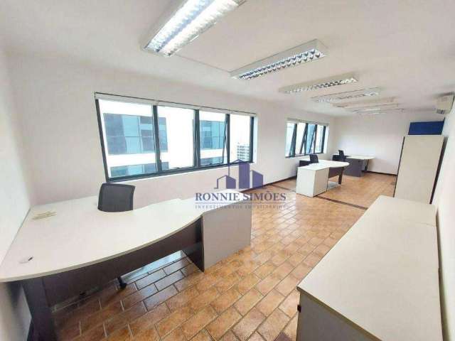 Conjunto comercial à venda em moema, 280 m², avenida macuco,  ed. international office, av. macuco,  11 salas, 3 banheiros, próximo do metrô