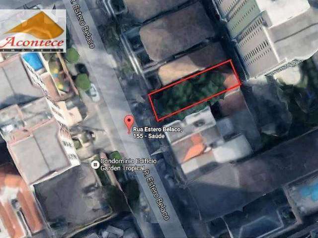 Terreno à venda, 162 m² por R$ 1.065.000 - Vila da Saúde - São Paulo/SP