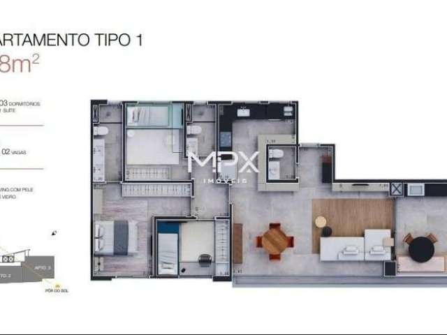 Apartamento com 3 quartos à venda no Centro, Piracicaba  por R$ 1.080.164