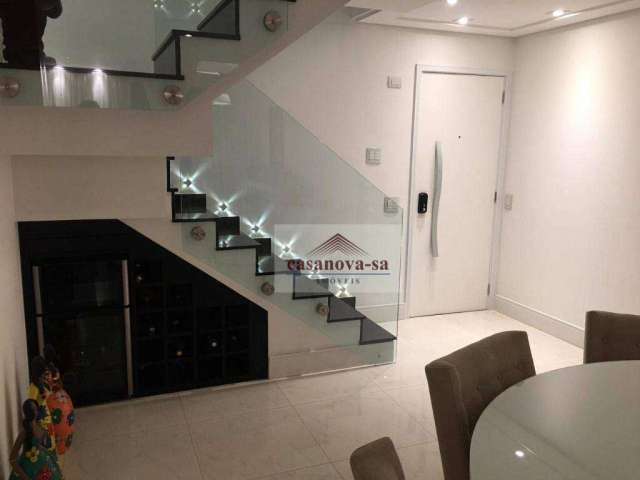 Apartamento Duplex com 2 dormitórios à venda, 149 m² por R$ 1.800.000,00 - Jardim - Santo André/SP