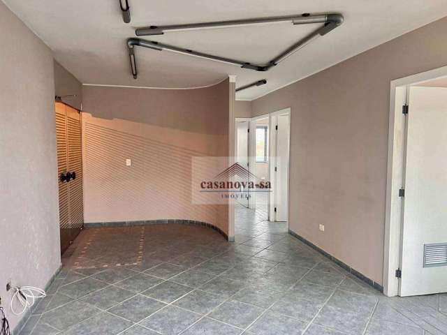 Sala, 100 m² - venda por R$ 480.000,00 ou aluguel por R$ 4.481,00/mês - Centro - Santo André/SP