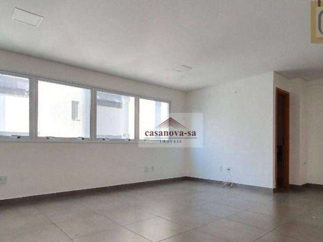 Sala para alugar, 38 m² por R$ 2.285,00/mês - Vila Bastos - Santo André/SP