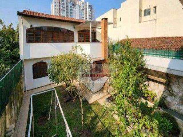 Casa com 3 dormitórios para alugar, 471 m² por R$ 7.500,00/mês - Campestre - Santo André/SP