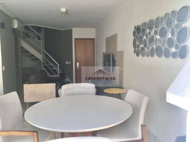 Apartamento Duplex com 1 dormitório à venda, 94 m² por R$ 950.000,00 - Jardim - Santo André/SP