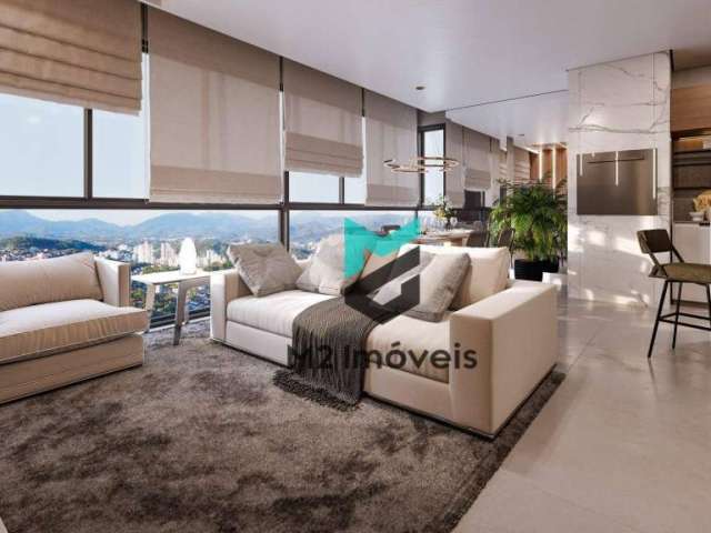 Apartamento com 3 suítes à venda, 110 m² - Residencial Living - Velha - Blumenau/SC