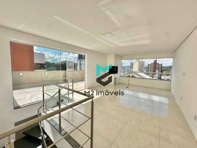 Cobertura duplex com 3 suítes, 143 m² - venda por R$ 1.100.000 ou aluguel por R$ 6.100/mês - Vila Nova - Blumenau/SC