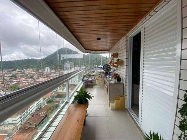 Apartamento com 3 dormitórios à venda, 109 m² por R$ 950.000,00 - Canto do Forte - Praia Grande/SP