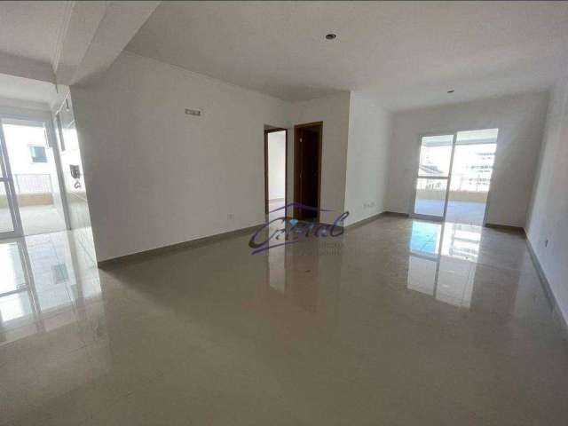 Apartamento com 3 dormitórios à venda, 138 m² por R$ 900.000,00 - Canto do Forte - Praia Grande/SP