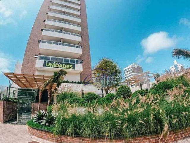 Apartamento com 2 dormitórios à venda, 71 m² por R$ 550.000,00 - Canto do Forte - Praia Grande/SP