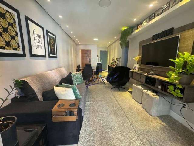 Apartamento com 3 dormitórios à venda, 105 m² por R$ 750.000 - Tupi - Praia Grande/SP