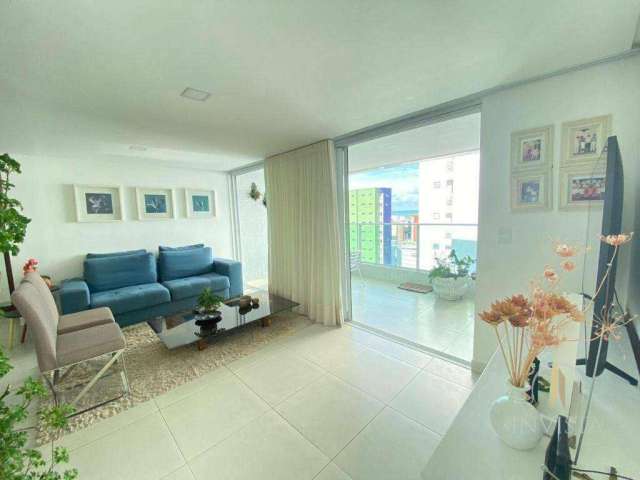 Apartamento com 4 dormitórios à venda, 136 m² por R$ 1.100.000,00 - Cabo Branco - João Pessoa/PB