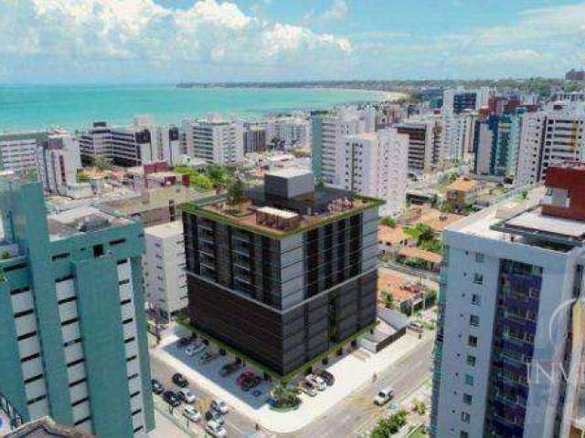 Flat com 1 dormitório à venda, 15 m² por R$ 310.000,00 - Tambaú - João Pessoa/PB