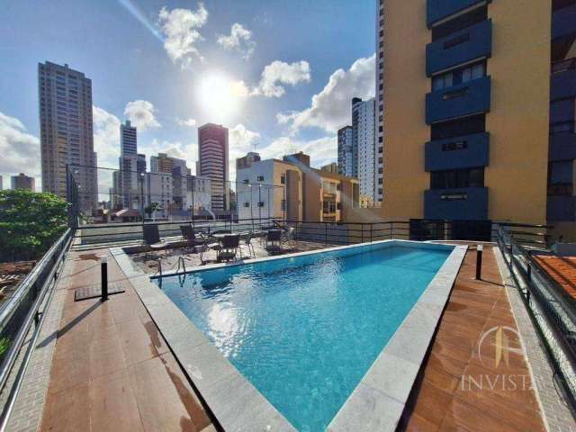 Apartamento com 4 dormitórios para alugar, 215 m² por R$ 7.623,31/ano - Manaíra - João Pessoa/PB