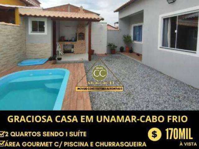 GRACIOSA CASA EM UNAMAR - Cabo FrioRJ