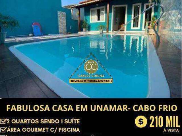 FABULOSA CASA EM UNAMAR - Cabo FrioRJ