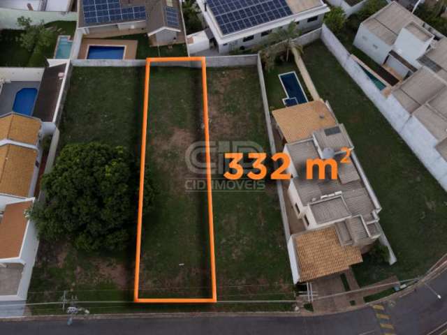 Terreno de aproximadamente 332m² no Condomínio Jardim Itália II