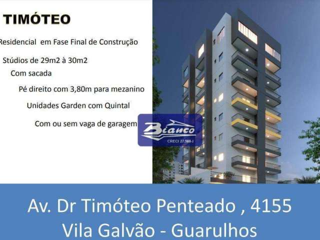 Studio à venda, 29 m² por R$ 249.000,00 - Vila Galvão - Guarulhos/SP