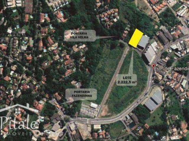 Terreno à venda, 2223 m² por R$ 1.650.000,00 - Jardim Ana Estela - Carapicuíba/SP