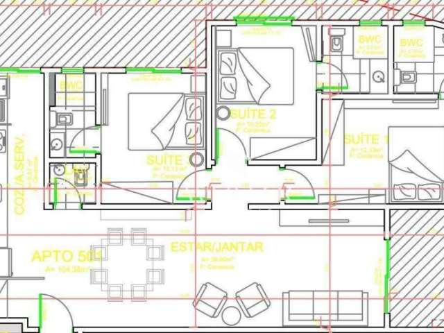 Apartamento com 3 dormitórios à venda, 104 m² por R$ 1.812.800,00 - Fazenda - Itajaí/SC