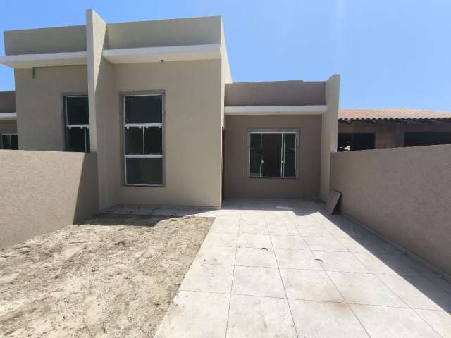 Casas NOVAS em FASE DE ACABAMENTO para Venda no Balneário PRINCESA DO MAR, localizado na cidade de Itapoá/SC.