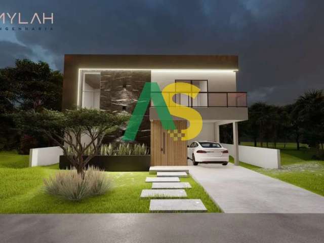 Alphaville Pernambuco 2, Casa de Luxo em Construção com 4 quartos e 3 suítes, 204 m2.