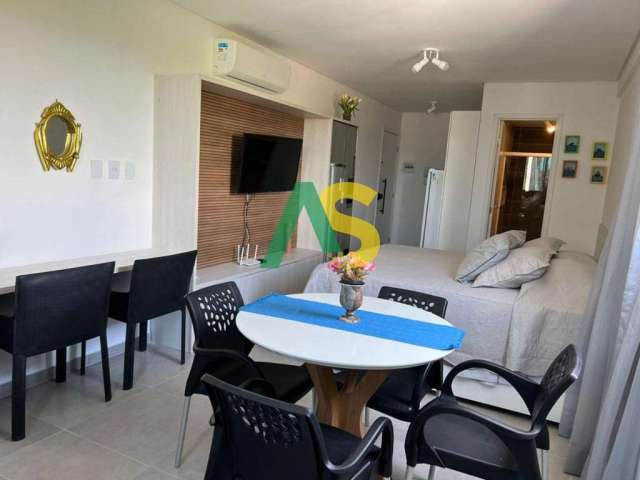 Villas Del Porto, Flat Mobiliado a venda, 29m2, Lazer, Apenas 50 Metros da Praia.