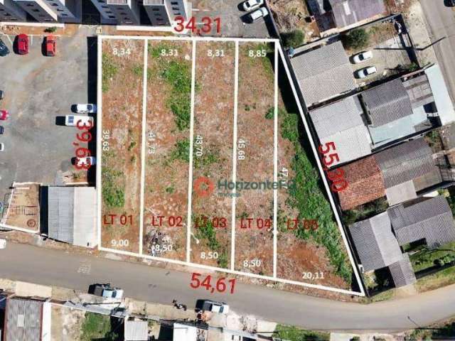 Terrenos à venda a partir de, 355 m² por R$ 153.000 - São Cristóvão - Guarapuava/PR