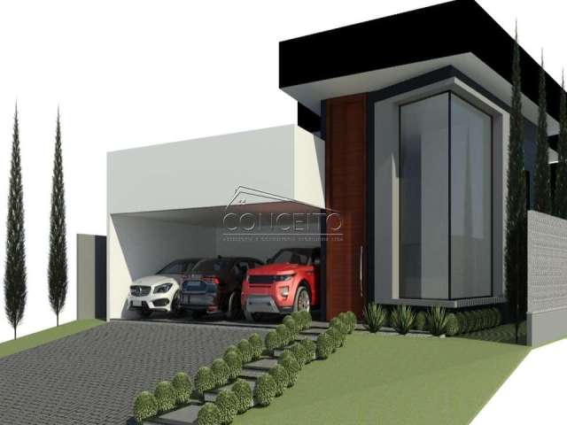 Casa térrea em fase final de construção e à venda no condomínio Alphaville Piracicaba com 217m² | 3 suítes com closet e 6 vagas de garagem.